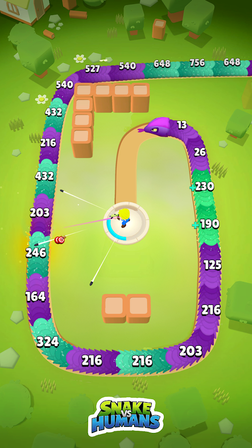 Snake Vs Human gameplay screenshot 5